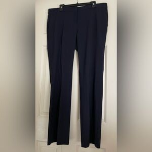 Women’s Ann Taylor Devon Fit Navy Blue Trousers size 14